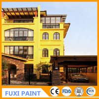 Pintura Blanca para Paredes Exteriores de Yeso, Pintura de Textura Elástica de Látex