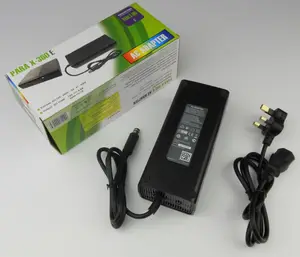 ขายส่ง 12 V 9.6A อะแดปเตอร์ AC ด้วยสายเคเบิลสำหรับ Microsoft XBOX 360 E คอนโซลโฮสต์อะแดปเตอร์ชาร์จ