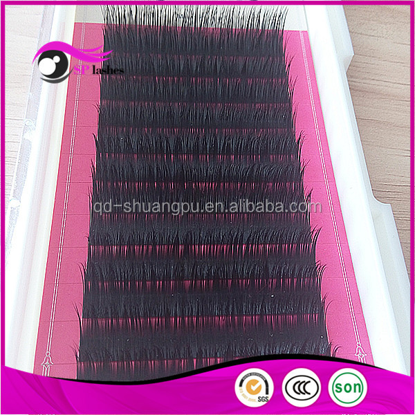 Haute Qualité 0.15mm Réel Vison Cheveux Faux Cils Extensions Vison Cils