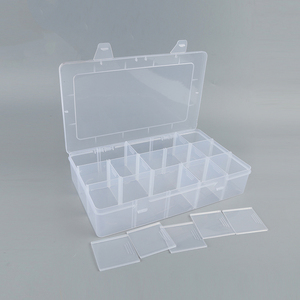 Hộp Đựng Đồ Trang Sức Bằng Nhựa Trong Suốt, Hộp 15 Hạt Trang Sức Cỡ Lớn Dễ Mang Theo Sản Phẩm Mới - Product Image 2