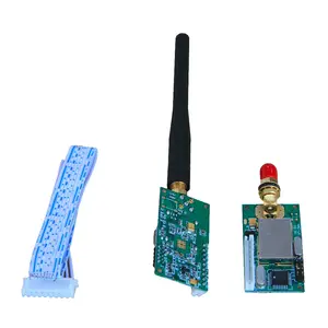 Modul RF GFSK RS232/RS485/TTL RF kecepatan tinggi 433/868/915Mhz dengan jangkauan 500m, Transceiver Radio Data nirkabel dan penerima modul RF