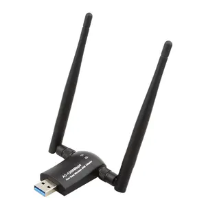 1200Mbps 802.11ac Realtek 8812BU dual band USB wifi Adapter with 5Dbi external high gain antenna