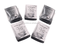 Masque pour les yeux en hydrogel de coton infusé aux herbes, jetable, anti-rides, anti-poches, anti-cernes, formule hydratante, pour les cils