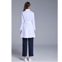 Uniformes d'infirmière Anti-rides à manches longues, col montant pour femmes, uniformes dentaires pour médecins de clinique
