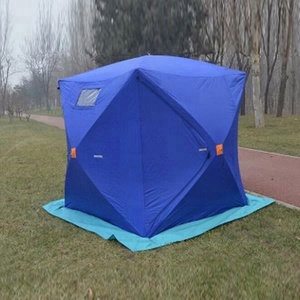 Poteau en fibre de verre chaud pour 4 personnes par temps froid pour tente de pêche de luxe pour homme - Product Image 3