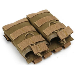 आउटडोर खेल सामरिक Molle पत्रिका पाउच निविड़ अंधकार टिकाऊ बंदूक खुले शीर्ष डबल/ट्रिपल पत्रिका पाउच धारक - Product Image 3