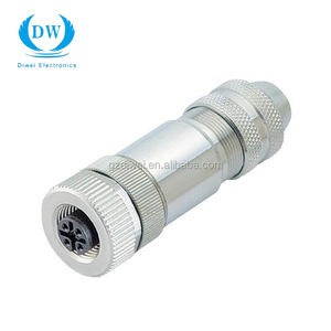 Longevidad codo montado zócalo impermeable pareja <span class=keywords><strong>M12</strong></span> conector de metal para <span class=keywords><strong>el</strong></span> servicio médico - Product Image 2