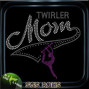 Gran twirler mamá transferencia del rhinestone de hierro <span class=keywords><strong>en</strong></span> la danza - Product Image 1