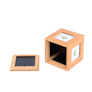 Cadre <span class=keywords><strong>photo</strong></span> carré transparent en bois élégant pour la vente en gros avec logo <span class=keywords><strong>personnalisé</strong></span> et <span class=keywords><strong>cube</strong></span> <span class=keywords><strong>photo</strong></span> rotatif - Product Image 4