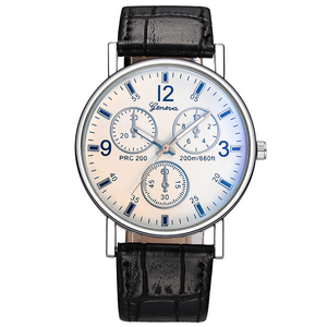 <span class=keywords><strong>Orologio</strong></span> da polso da uomo di lusso da <span class=keywords><strong>donna</strong></span> <span class=keywords><strong>orologio</strong></span> sportivo al quarzo chiaro <span class=keywords><strong>blu</strong></span> in pelle - Product Image 5