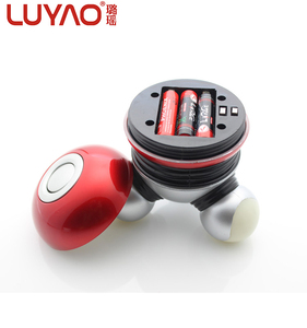 Luyao-vibrador de masaje corporal de tres piernas, masajeador vibratorio con batería, Mini con luces flash de colores - Product Image 5