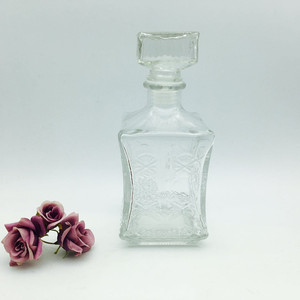 700ml (Full Volume 750ml) Weight Empty Glass Whisky Wine <strong>Bottle</strong> With Glass Stopper