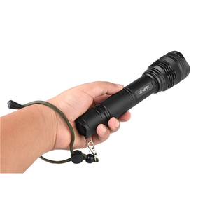 Seguridad portátil al aire libre <span class=keywords><strong>super</strong></span> brillante <span class=keywords><strong>zoom</strong></span> telescópico linterna luz led linterna táctica - Product Image 5