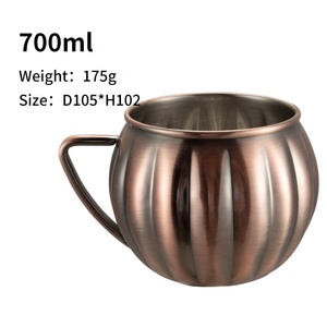 Venta al por mayor 500ml de acero inoxidable cóctel champán Martini y copas de calabaza para fiestas de Halloween favores de fiesta - Product Image 5