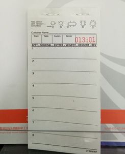 CT-3616WP khách sạn & nhà hàng cung cấp bù đắp giấy/carton menu nhà hàng khách kiểm tra & hóa đơn in ấn cuốn sách - Product Image 6
