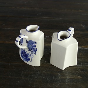 Offres Spéciales bouteille huile & vinaigre & sel & poivre en céramique de <span class=keywords><strong>Delft</strong></span> bleu et blanc avec assiette - Product Image 2