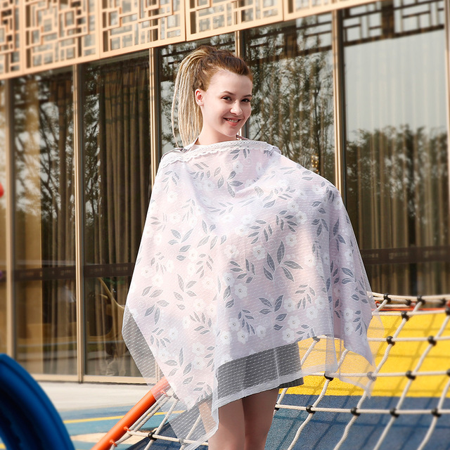 Двухслойный Многофункциональный Хлопковый чехол для грудного вскармливания