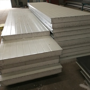 Panneau mural extérieur sandwich en polyuréthane isolé Pu pour entrepôt frigorifique Panneaux de toit et de mur PIR