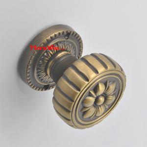 MornWin BDH057 Modern <strong>Brass</strong> Round Decorative <strong>Door</strong> <strong>Knob</strong> with PB/AB/GP/24K Finish Hotel Use Easy Installation - Product Image 3