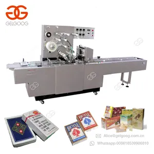 Automatische Elektrische Chocolade Bar Geschenkdoos Handleiding Zeep Plooi Overwrapping Kleine Cellofaan Wikkelen Machine