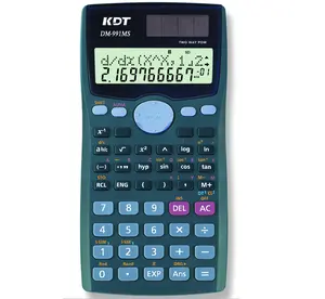 12 Digit Menggunakan Jenis Kalkulator Ilmiah 401 dengan Sel Surya