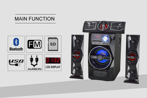 Loa Đa Phương Tiện Hoxen 3.1, Hệ Thống Loa Không Dây Tại Nhà Với Đèn Led Kỹ Thuật Số - Product Image 3