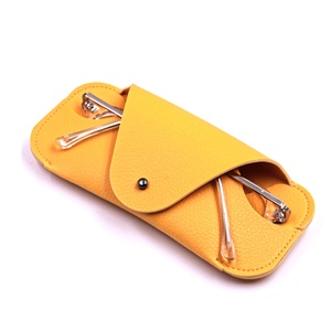 Étui à <span class=keywords><strong>lunettes</strong></span> <span class=keywords><strong>en</strong></span> <span class=keywords><strong>cuir</strong></span> souple, petite boîte pour <span class=keywords><strong>lunettes</strong></span> optiques, emballage, prix de gros, étui à <span class=keywords><strong>lunettes</strong></span> pas cher - Product Image 3