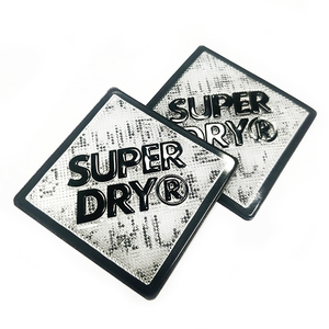 Customize logo <strong>Earphone</strong> Hole <strong>Port</strong> <strong>Rubber</strong> <strong>Pvc</strong> <strong>Patch</strong> 3d Tpu Tag for Clothing Sewing - Product Image 1