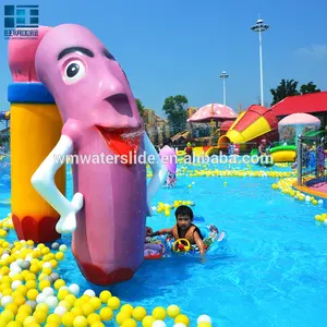 Hot Selling Fiberglass Water Park Games For Indoor Kids Water Park