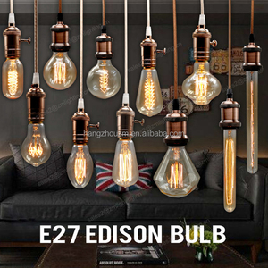Fabricantes Retro Luz ST64 ST58 T30 T45 G80 G95 G125 E26 E27 25 W 40 W 60 W vidrio decorativo vintage incandescente de Edison - Product Image 1