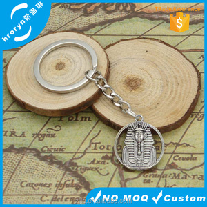 Nueva <span class=keywords><strong>moda</strong></span> hombres llaverotutankamón egipcia <span class=keywords><strong>king</strong></span> tut Colgantes de la Cadena Dominante Del CocheAnillo de Soporte Para regalo - Product Image 1