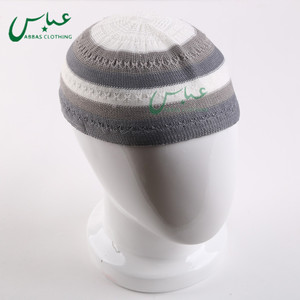 Gorro de Oración Musulmán para Hombre, Estilo Característico, Ajustable, 100% Poliéster, Uso Diario, Gorro Árabe ABBAS C026, Diseños Variados - Product Image 1