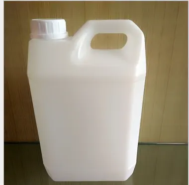 Vendita calda 4L bottiglia di plastica bianca barile con display coperchio per liquidi