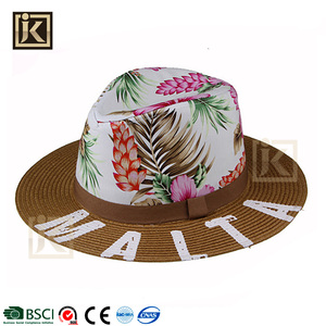 JAKIJAYI mode benutzerdefinierte sommer papier maß breite krempe <span class=keywords><strong>panama</strong></span> <span class=keywords><strong>jack</strong></span> hut - Product Image 2