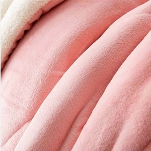 Coperta invernale micropold coperta trapuntata in flanella a doppio strato set biancheria da letto trapunta - Product Image 6