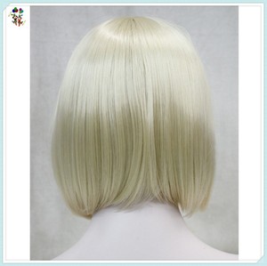 ราคาถูกปาร์ตี้แฟนซีชุดเครื่องแต่งกายสั้นสีบลอนด์ Bob ขายส่งวิกผมสังเคราะห์ HPC-0068 - Product Image 4