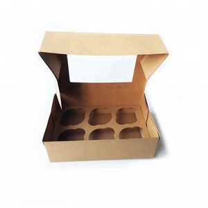 Caja de pastel Kraft de grado alimenticio con impresión personalizada, <span class=keywords><strong>cajas</strong></span> de cartón <span class=keywords><strong>para</strong></span> cupcakes, panadería y <span class=keywords><strong>galletas</strong></span>, caja de papel <span class=keywords><strong>para</strong></span> panaderos - Product Image 3