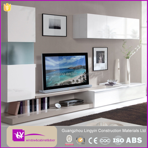 <span class=keywords><strong>Meuble</strong></span> <span class=keywords><strong>TV</strong></span> de maison en bois, nouveau design moderne, laque de couleur blanche <span class=keywords><strong>et</strong></span> noire, fait en usine shan - Product Image 3