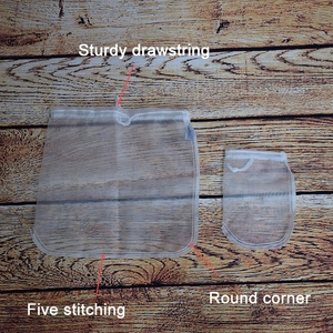 Qualité alimentaire En <span class=keywords><strong>Nylon</strong></span> Réutilisable En <span class=keywords><strong>Nylon</strong></span> Maille Noix D'amande Lait Filtre à Café Infusé à Froid Sac - Product Image 3