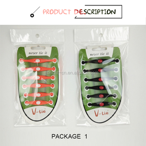 Pas cher pas de cravate en cuir élastique silicone <span class=keywords><strong>lacets</strong></span> vendu dans <span class=keywords><strong>Amazon</strong></span> - Product Image 3