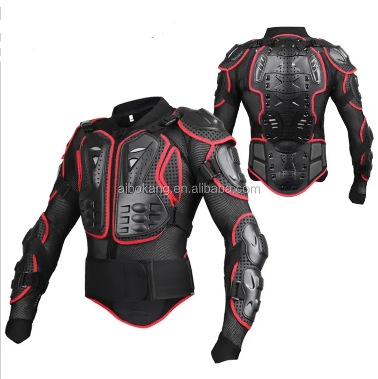 Versie Motorbike Body Armor Energie Absorptie Afneembare Motorfiets Jassen Kleding