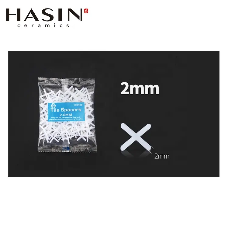 Hasin Raimondi Tile Paver Spacer 2ミリメートルPlastic Floor Tile Spacer Wedge (Tile Leveling System)