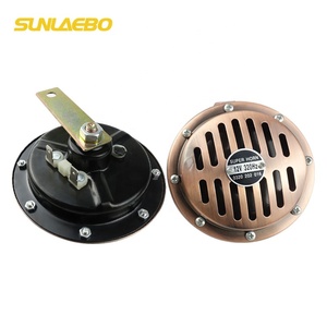 Universale chrome marrone grande corno camion auto bus auto corno elettrico 12 v 24 v - Product Image 3