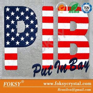 Футболка со стразами конструкции/Боулинг горный хрусталь передачи - Product Image 1