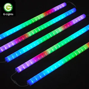 Tubo digital programável à prova d'água pixel dmx ip65, 5050 rgb led