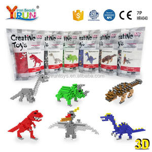 Vente chaude 2018 pour l'éducation de bricolage perles à repasser 3D <span class=keywords><strong>dinosaure</strong></span> bricolage <span class=keywords><strong>hama</strong></span> mini perles diy - Product Image 5