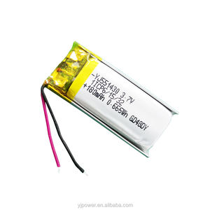 YJ 그룹 스마트 홈 ROHS 인증 리튬 폴리머 배터리 <span class=keywords><strong>551430</strong></span> 180mAh 3.7V G3J PCB 장착 (미용 마사지기용) - Product Image 6