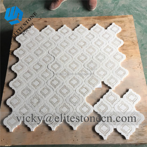 FSMT-627 Bán Hot Trung Quốc Hỗn Hợp Màu Bằng Tia Nước Đèn Lồng Khảm Đá Cẩm Thạch mẫu Gạch - Product Image 4