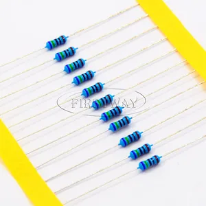 High Voltage Resistors 1/4W 1R-1M ohm 1% Metal Film Resistor 0.25W RJ