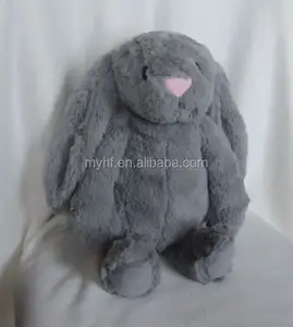 Conejo jirafa búho León mapache elefante de peluche juguetes de peluche con cremallera